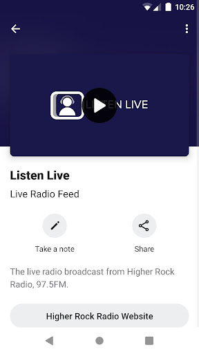 Higher Rock Radio Screen 2