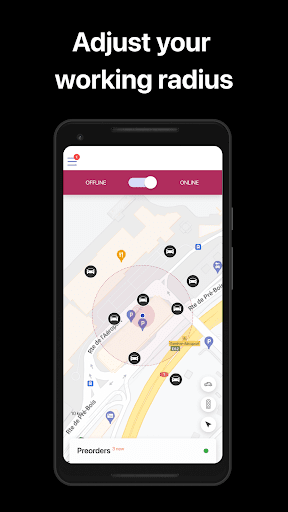 Android application Pcab Driver screenshort
