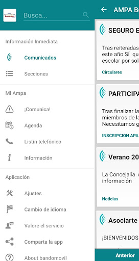 Android application AMPA Bernat de Sarria screenshort