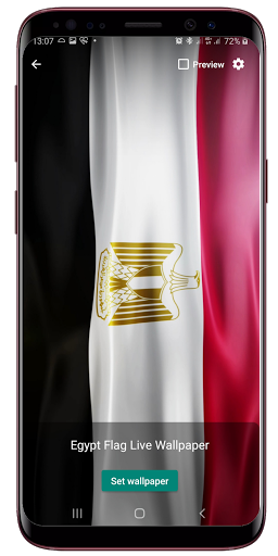 Egypt Flag Live Wallpaper Screen 2