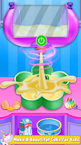 Captura 4 Unicorn Cake Maker-Bakery Game android