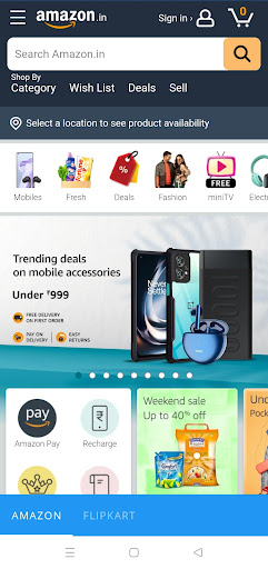Android application Helixcer Multi Shopping India screenshort