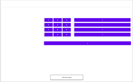 Basic Calculator Screen 2
