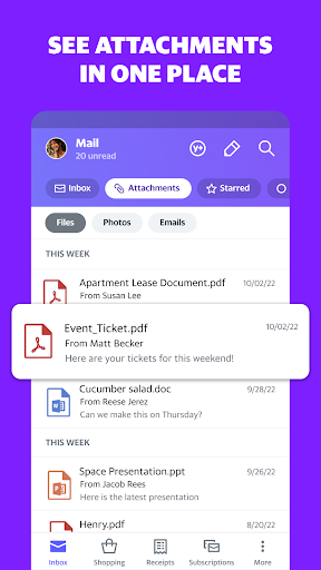 Yahoo Mail – Organized Email screenshot