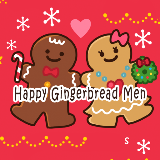 Happy Gingerbread Men Theme  Icon