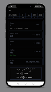 Screenshot 4 AD Calculadora Descriptiva android