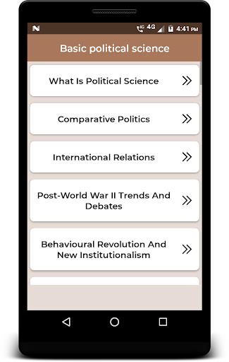 Basic political science Screen 2
