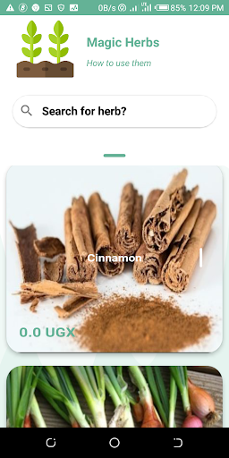 Android application Magic Herbs screenshort