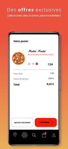 Android application Pizza Najette screenshort