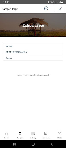 Android application PANENIN screenshort