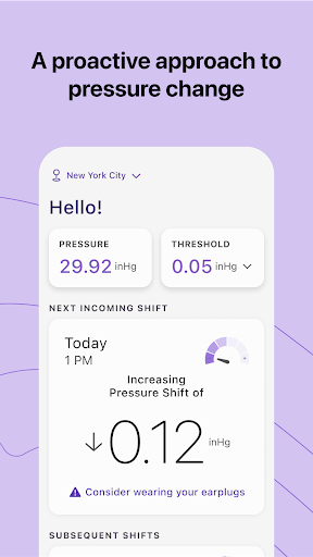 Screenshot of WeatherX Forecast