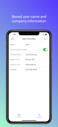 Android application Flipr Bill of Sale screenshort