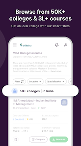 Captura 2 Shiksha Colleges, Exams & More android