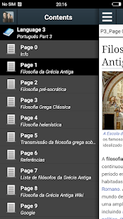 Visualização do aplicativo