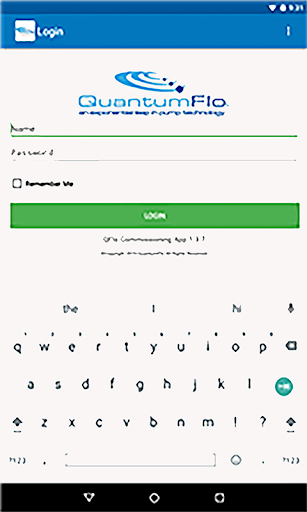 Android application QuantumFlo Registration screenshort