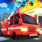 Cube Fire Truck: Firefighter Apk