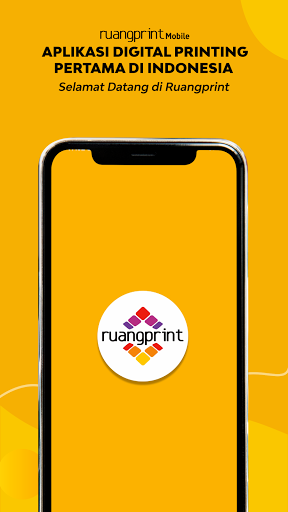 Android application Ruangprint - Digital Printing screenshort