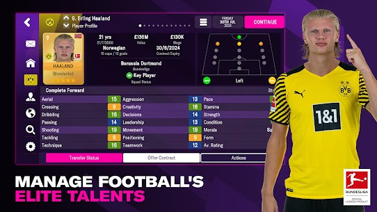 تحميل لعبة football manager 2022 mobile مجانا للاندرويد اخر اصدار 1