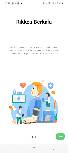 Android application Biddokkes Papua Barat screenshort