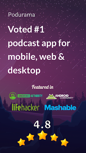 Android application Podcast App: Podurama screenshort