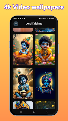 Lord Krishna Wallpaper Live 4k