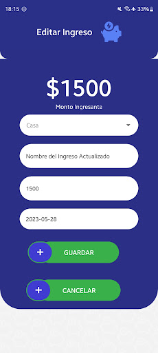 Control de Gastos Screen 3