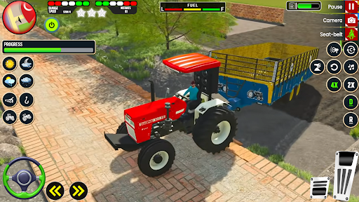 Indian Tractor Farming 3D Game 2