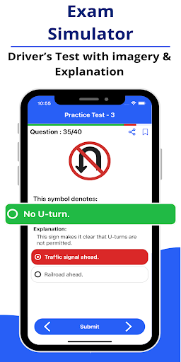 OR DMV Permit Test Study Guide Screen 3
