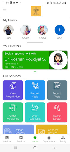 Android application Sishu screenshort
