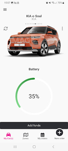 UZE charging as a service Screen 2