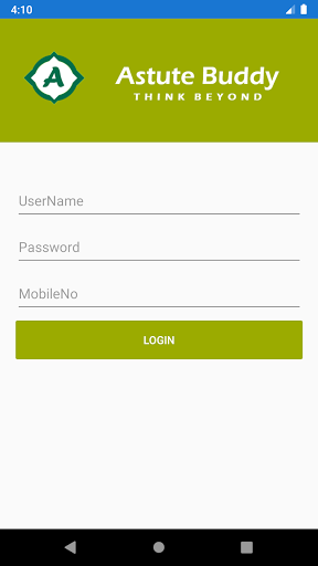 Android application AstuteBuddy screenshort