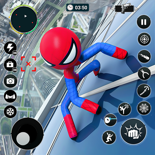Rope Fight Spider Adventure logo