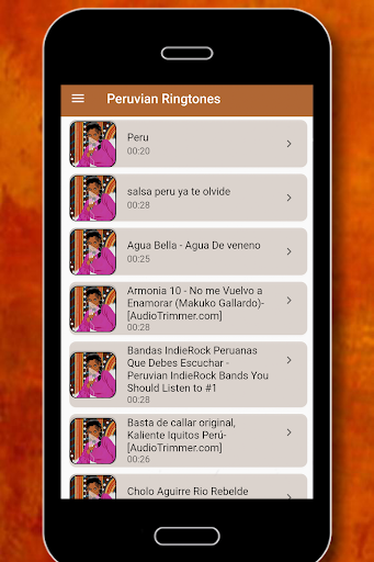 Peruvian Ringtones and Sounds Screen 2