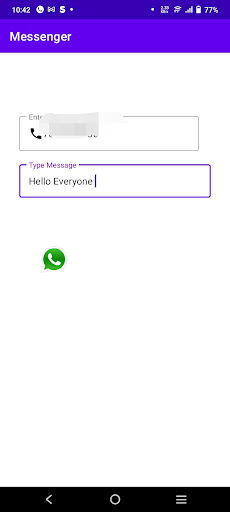 Android application Messenger screenshort