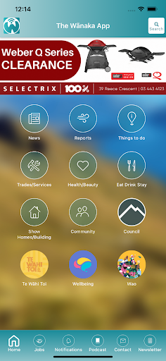 Android application The Wanaka App screenshort