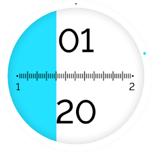 Tymomètre - Capture d'écran du visage de la montre Wear OS