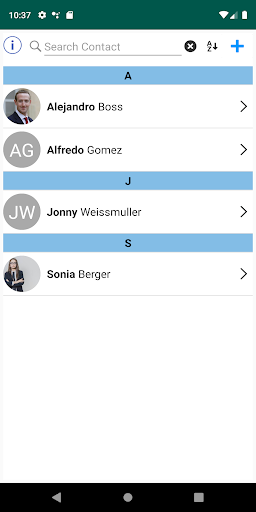 Android application Everyone met in life screenshort