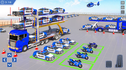 Police Car ATV Transport Truck  screenshots 2