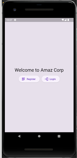 Android application Amaz Corp screenshort