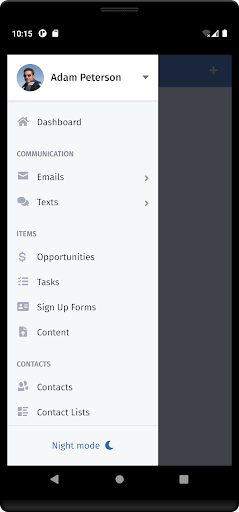 Android application VipeCloud screenshort