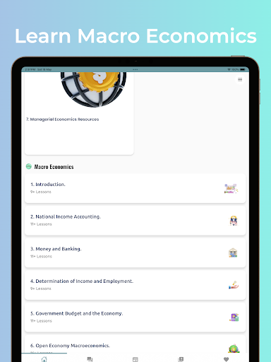 Screenshot of Learn Economics Tutorial Guide