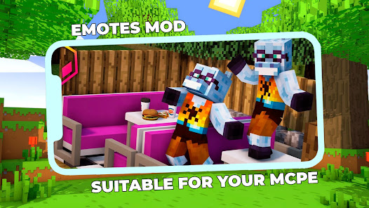 Imágen 10 Emote Animation Mod Minecraft android