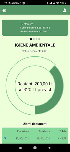Android application AmAmbiente screenshort