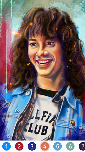 Stranger Thing Paint by Number Screen 3