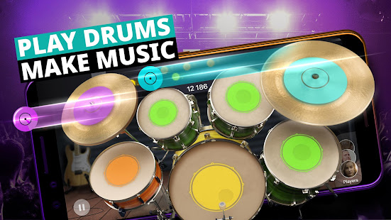 Drum Kit Music Games Simulator screenshots 1