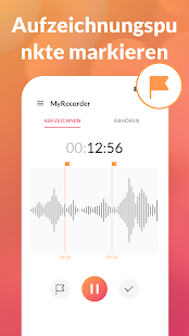 Voice Recorder & Sprachmemos स्क्रीनशॉट