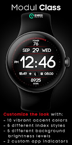 Screenshot 3 Modul Class digital watch face android