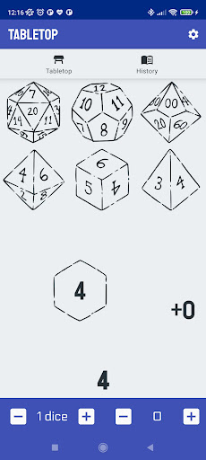 Android application Dungeon Dice Master screenshort
