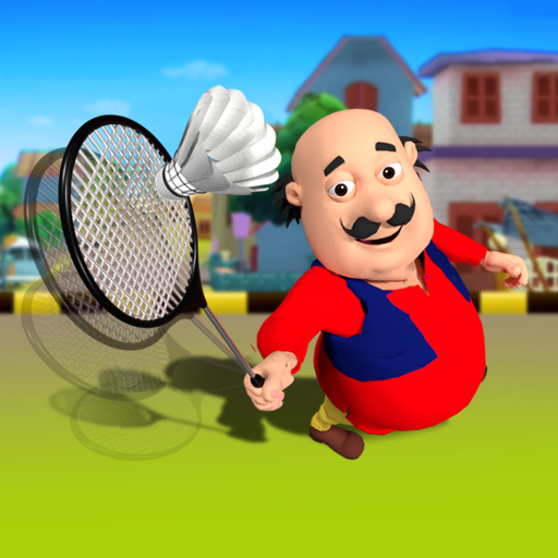 Motu Patlu Badminton logo