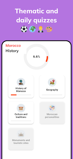 MoroQuiz – Morocco Quiz Game Screenshot 1 - AppWisp.com
